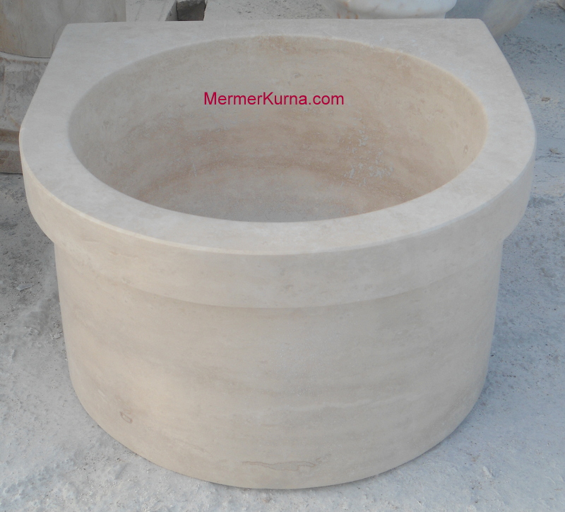 Traverten Hamam Kurnası